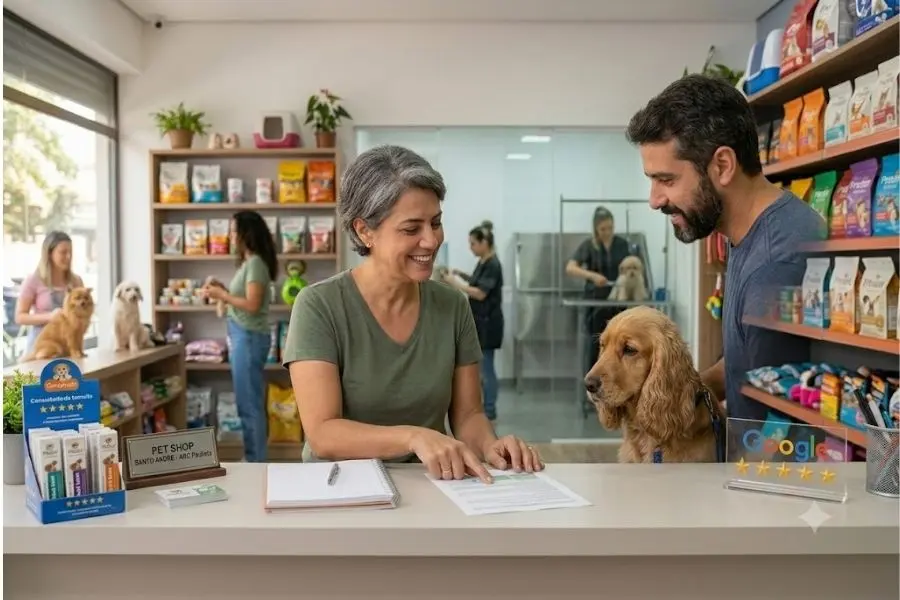 Consultoria de Google Meu Negócio para pet shop no ABC Paulista
